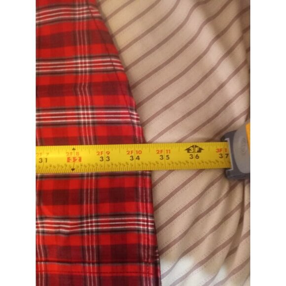 NWT Sean John Shirt Mens 3XB Red Plaid Short Sleeve Button Up Rap NEW - Picture 13 of 13